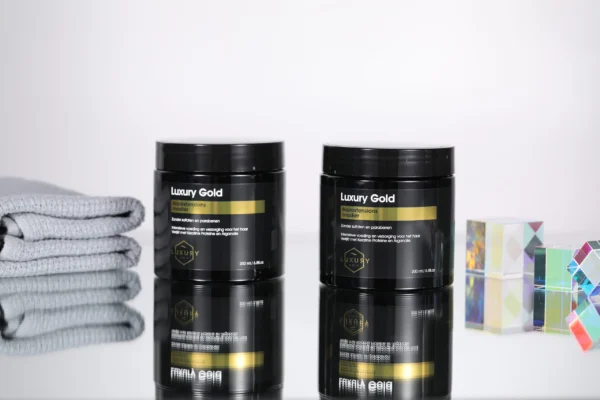 Luxury Gold Hairextensions masker